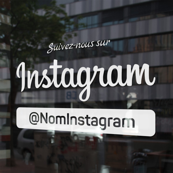 Sticker Suivez-nous sur Instagram